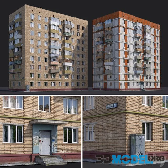 Residential houses Moscow, Azov street 21 and Chongarsky boulevard 30