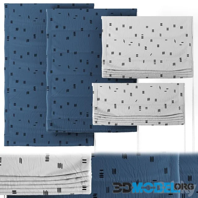 Roman blind_02 with print