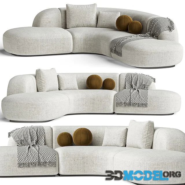 3D Model – Sofa Eichholtz Sofa Bjorn Boucle Sand