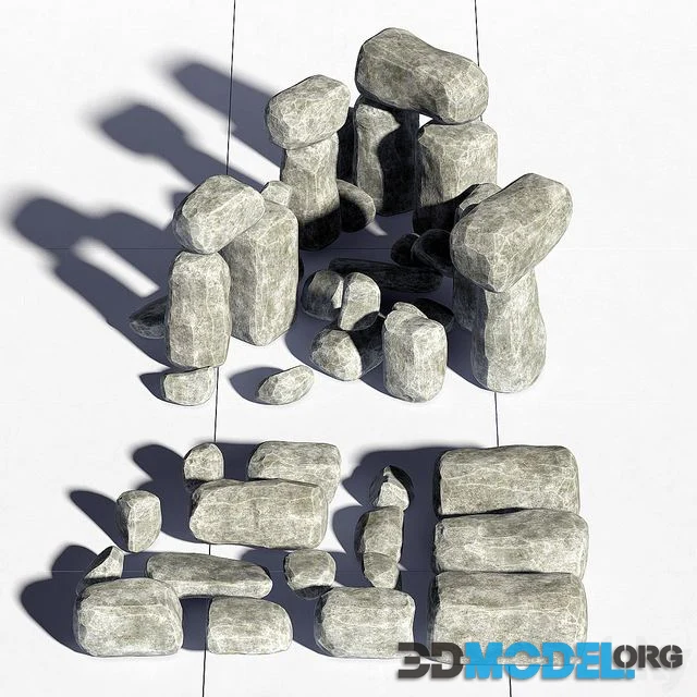 Stone collection decor exterior