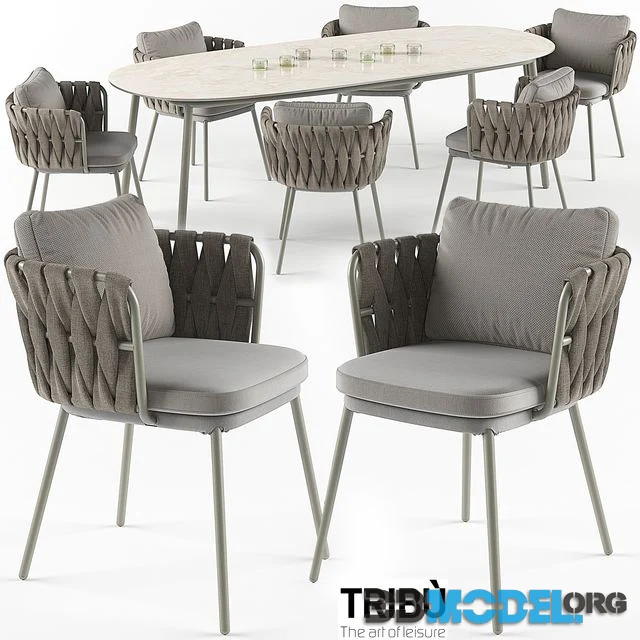 Tosca table & armchair set