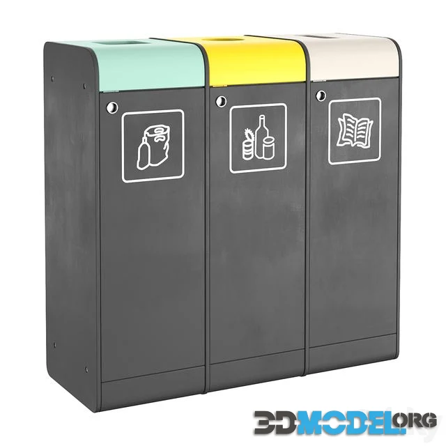 Trash bins 80 cm
