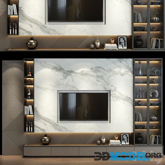 TV shelf 0448
