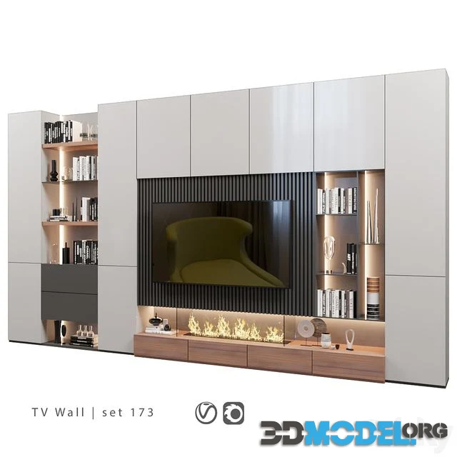 TV Wall set 173