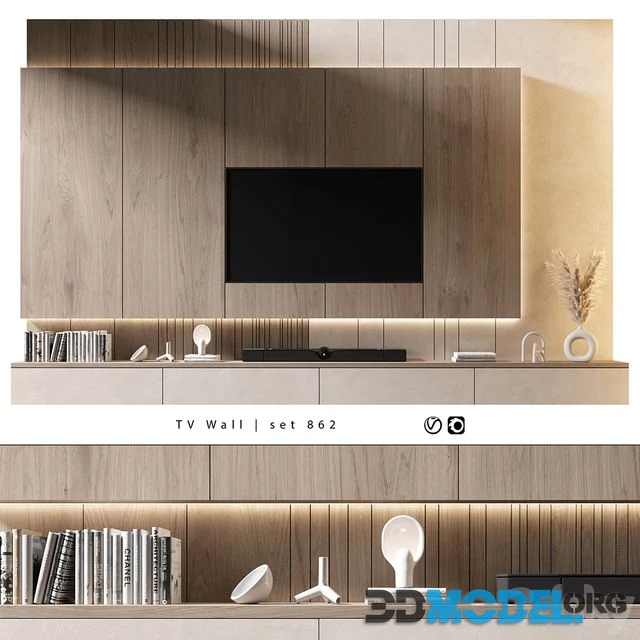 TV Wall set 862