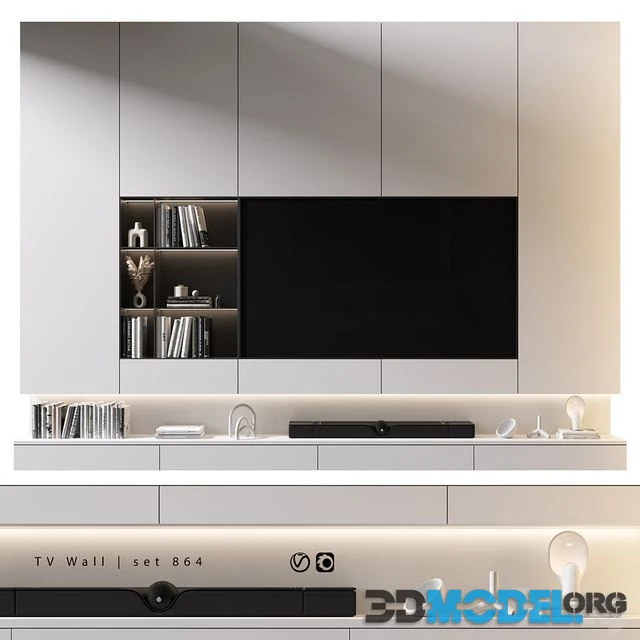 TV Wall set 864
