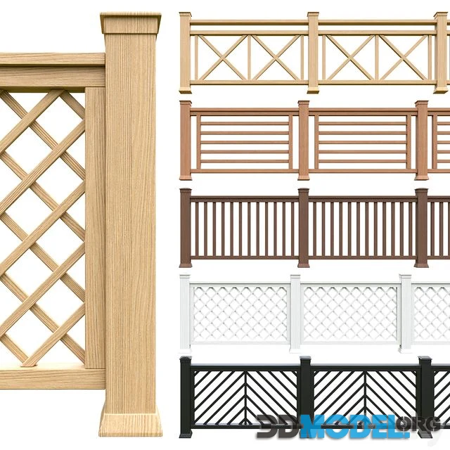 wooden fencing
