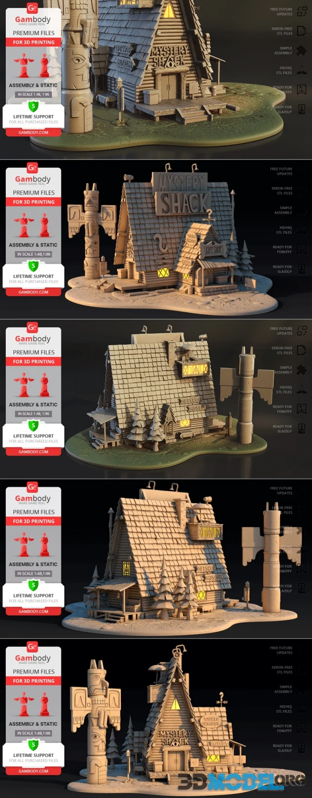 Gambody - Mystery Shack – Printable