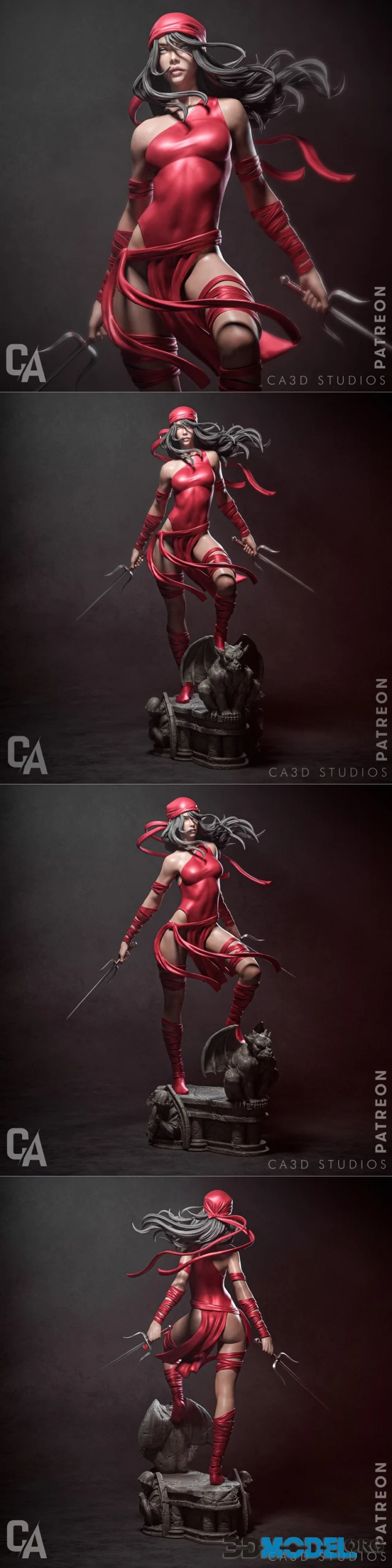 Ca 3d Studios - Elektra – Printable