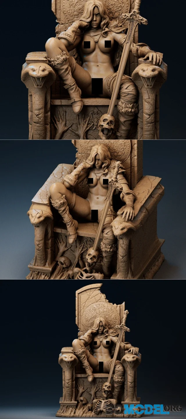 Ca 3d Studios - Red Sonja NSFW Version – Printable