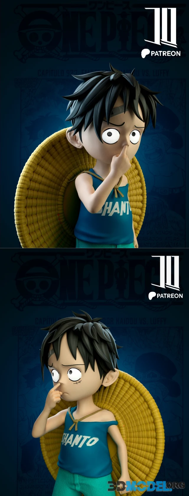 Luffy Kid Bust – Printable