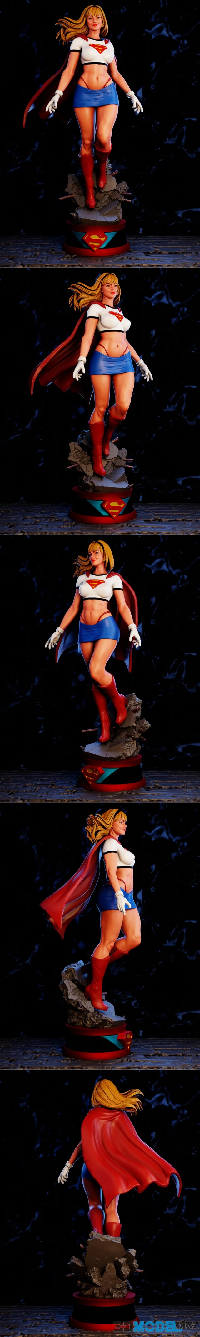 BrunoArt3D - Supergirl – Printable
