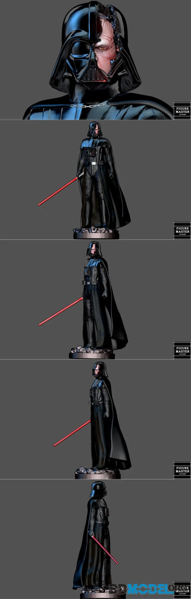 Figuremaster - Darth Vader Anakin Starwars Disney Obiwan – Printable