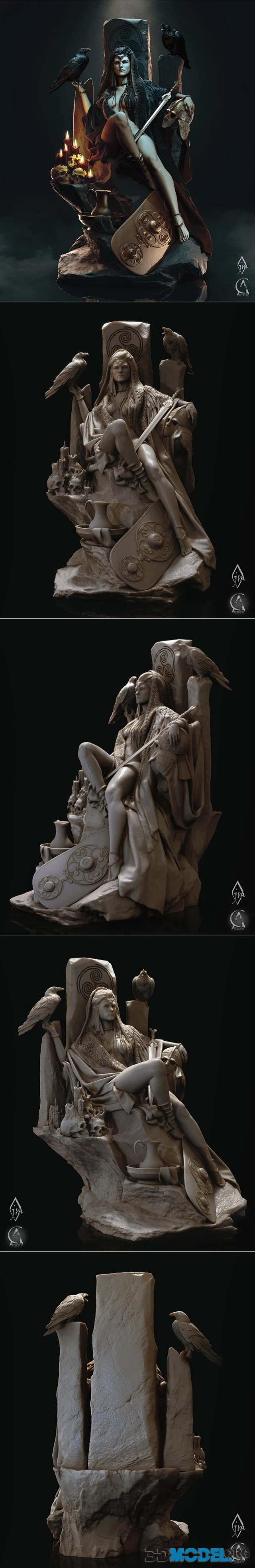 CA Sculpts - The Morrigan – Printable