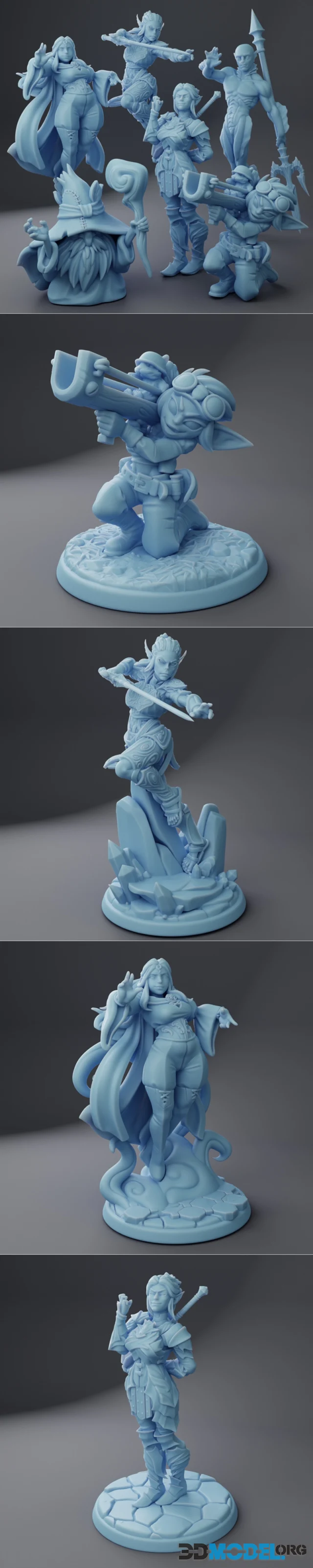 Twin Goddess Miniatures January 2024 – Printable