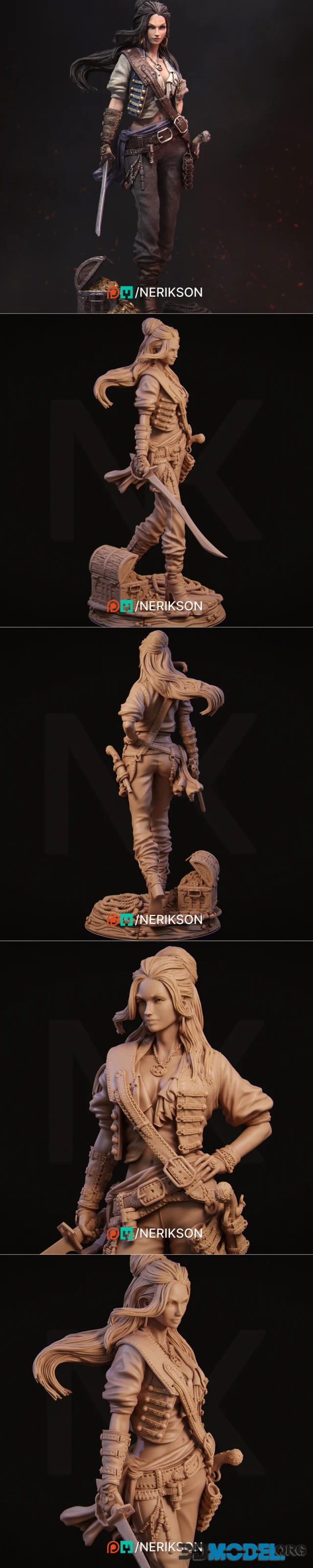 Nerikson - Mariana The Pirate – Printable
