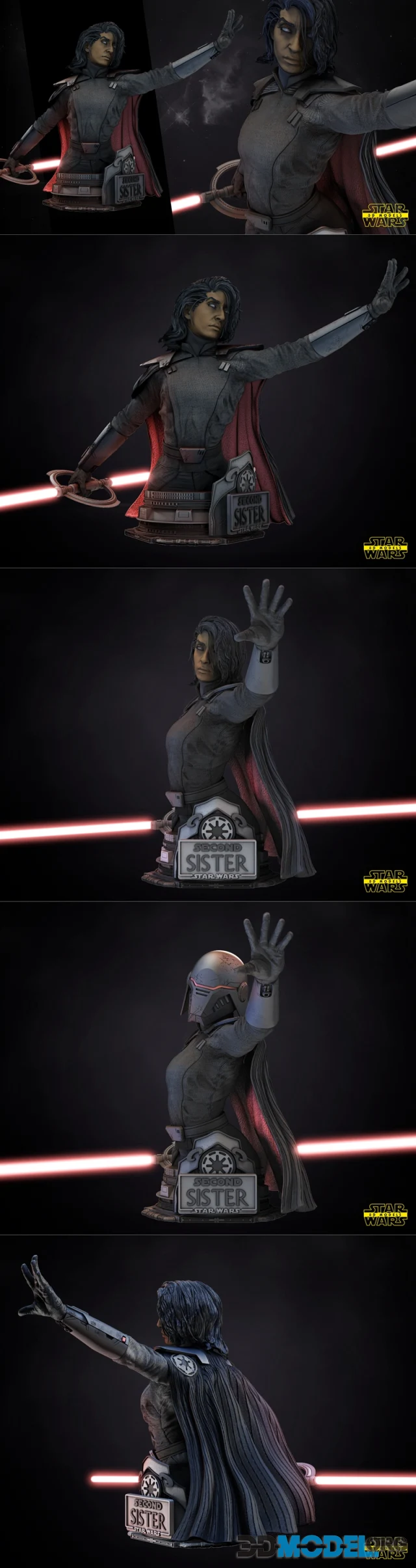 Star Wars - Second Sistes Bust – Printable