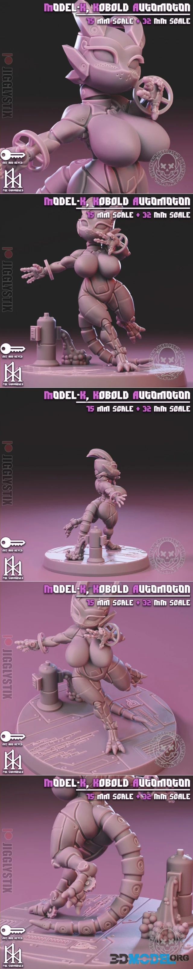 Jigglystix - Kobold Automoton – Printable