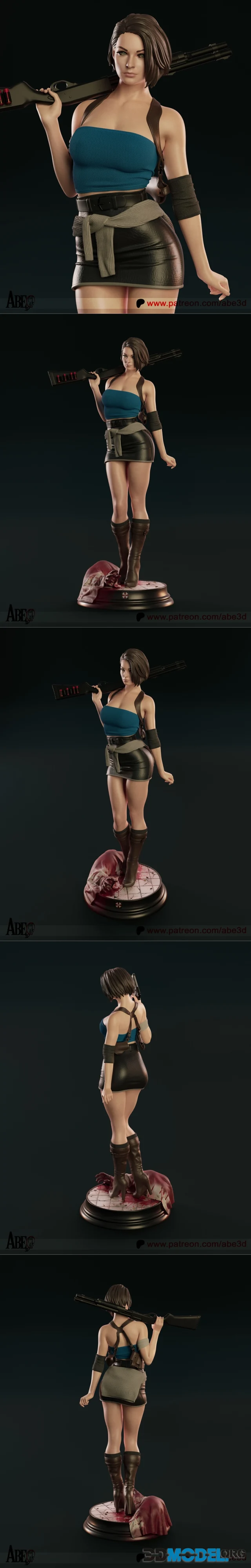 Abe3d - Jill Valentine – Printable