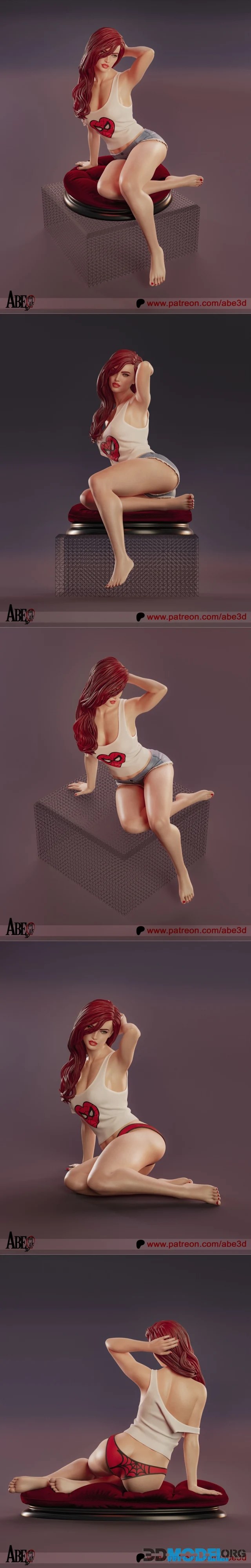 Abe3d - Mary Jane – Printable