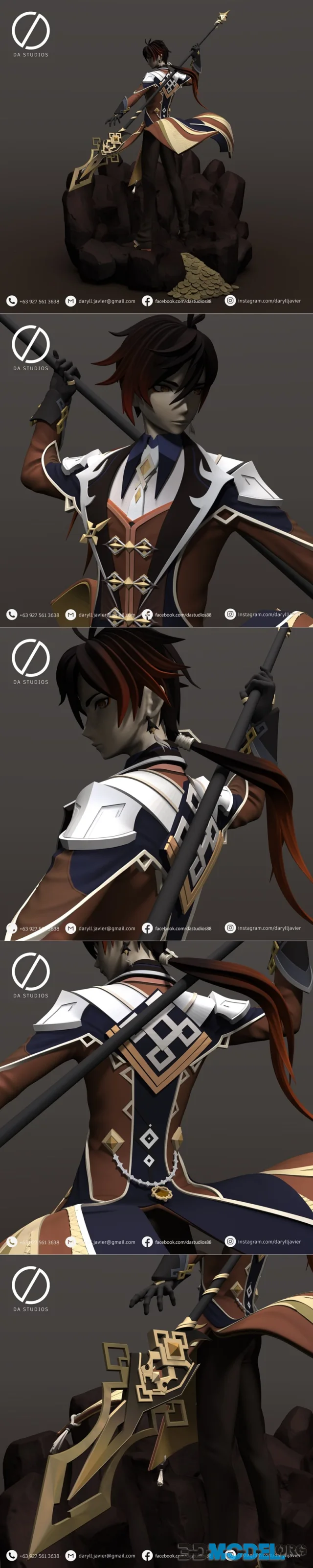 Zhongli – Printable