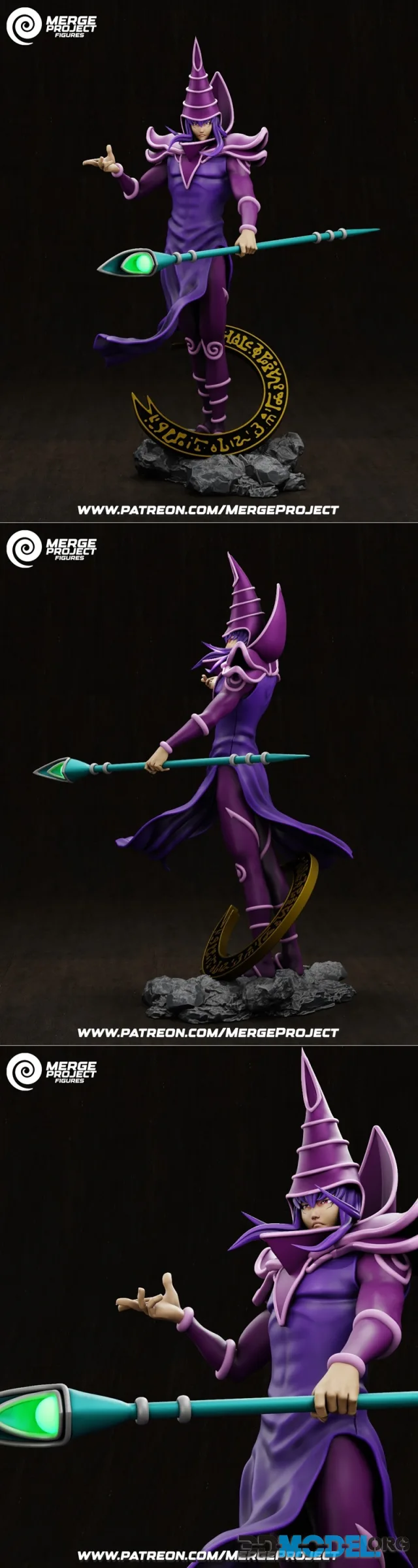 Merge Project Figures - Dark Magician – Printable