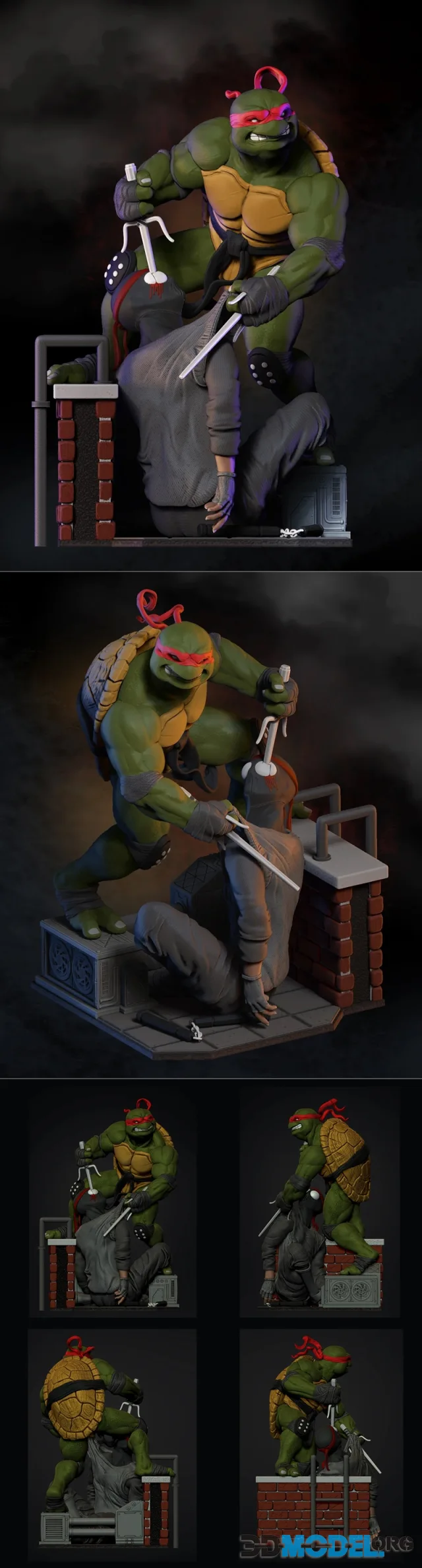Raphael Statue – Printable