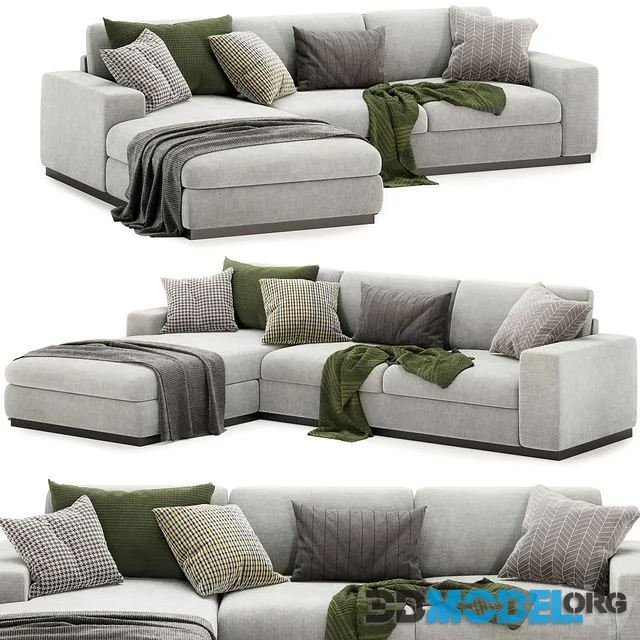 sepia corner sofa
