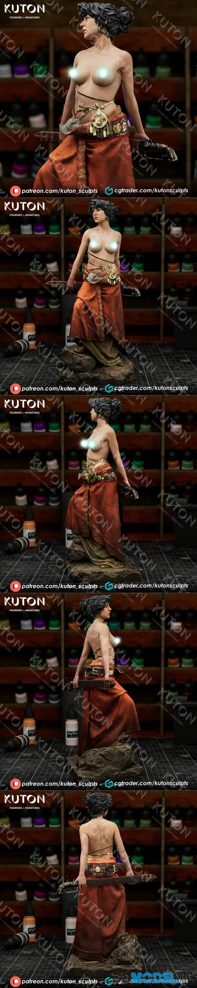 Kuton Figurines - Salome – Printable