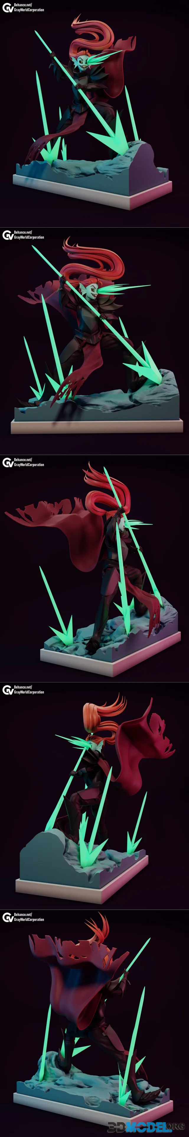 Undyne – Printable