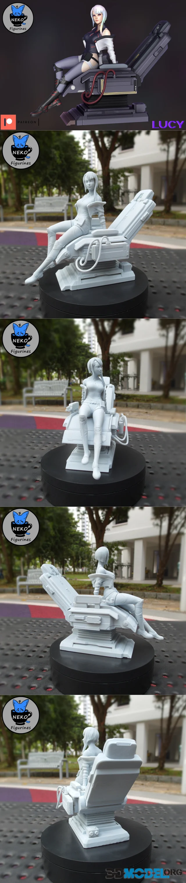 Neko Figurines - Lucy – Printable