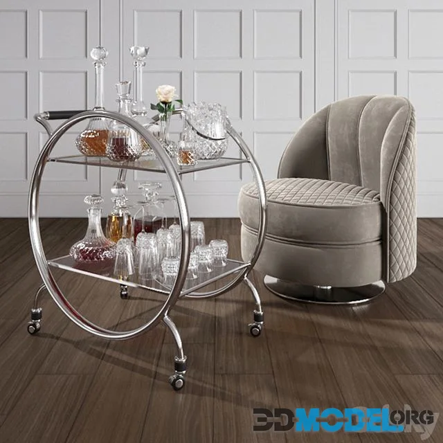 Art Deco Bar set