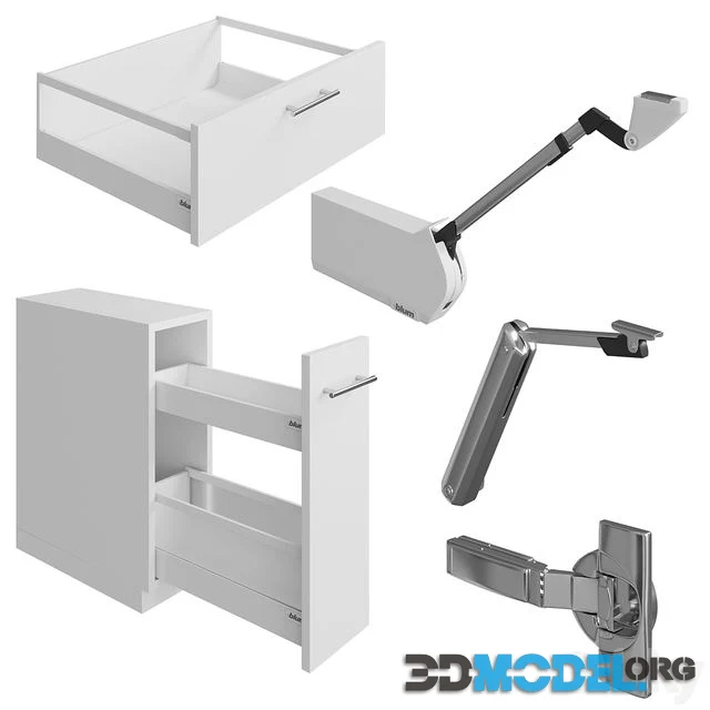 3D Model Blum Furniture Fittings   Blum Furniture Fittings 0.webp