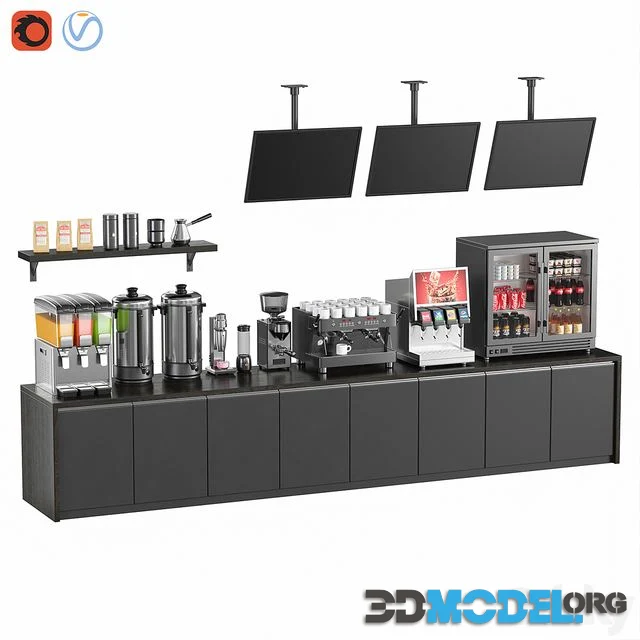 Cafe Equipment Set 4