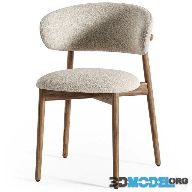 Calligaris Oleandro wood chair