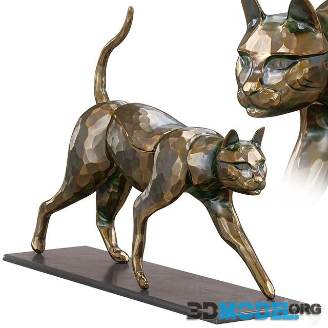 Cat sculpture