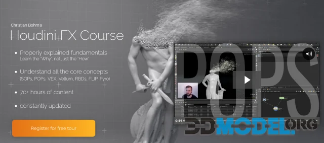 Christian Bohm - Houdini FX Course (houdini-course.com) FULL