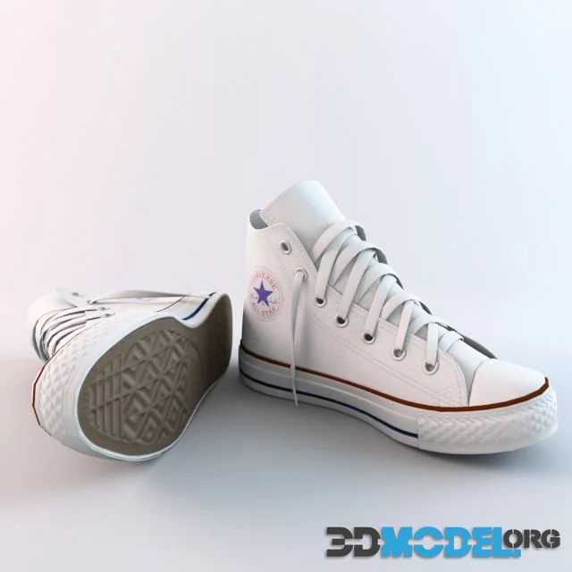 3d Model Converse Shoes