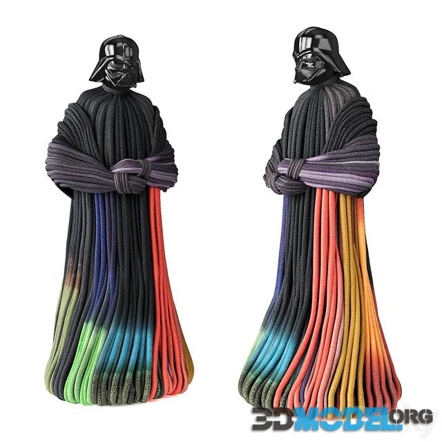 Darth Vader knitted