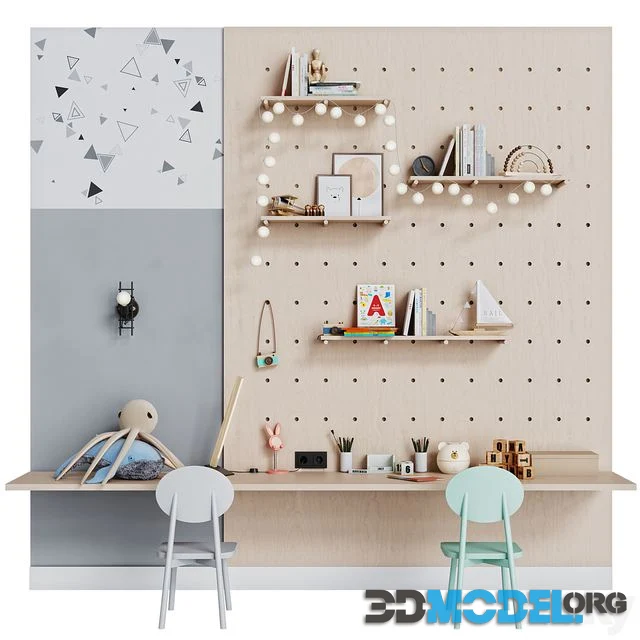 Decor and furniture for children's Set-001