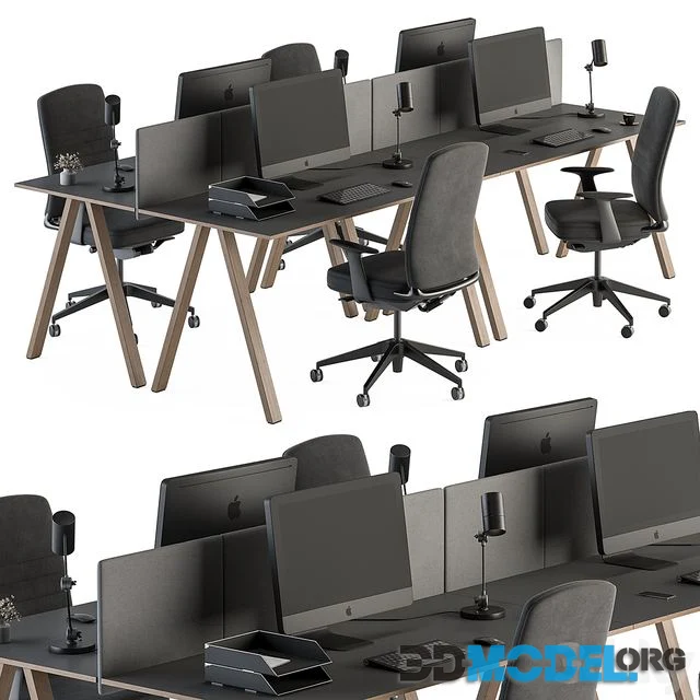 Employee Set - Office Furniture 346