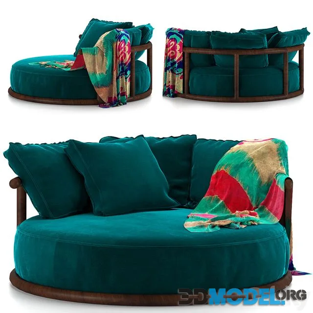 Icaro round sofa