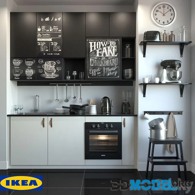 Kitchen IKEA YUDEVALLA
