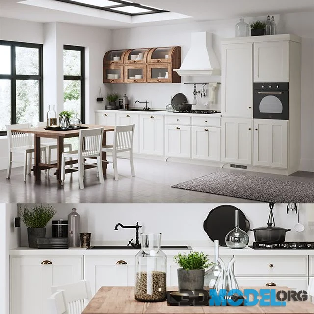 3D Model KITCHEN Scavolini 02   Kitchen Scavolini 02 0.webp