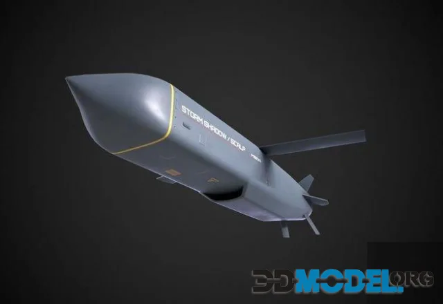 3D Model – Long-range Air-launched Cruise Missile Storm Shadow SCALP EG ...