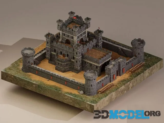Medieval Castle Level 10 (PBR)