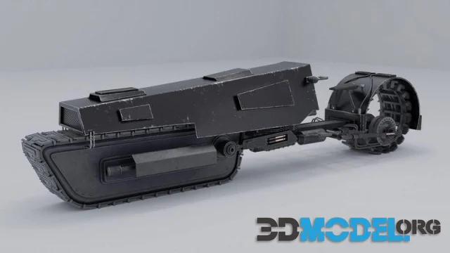 Patroller Sci Fi Bike – Speeder (PBR)