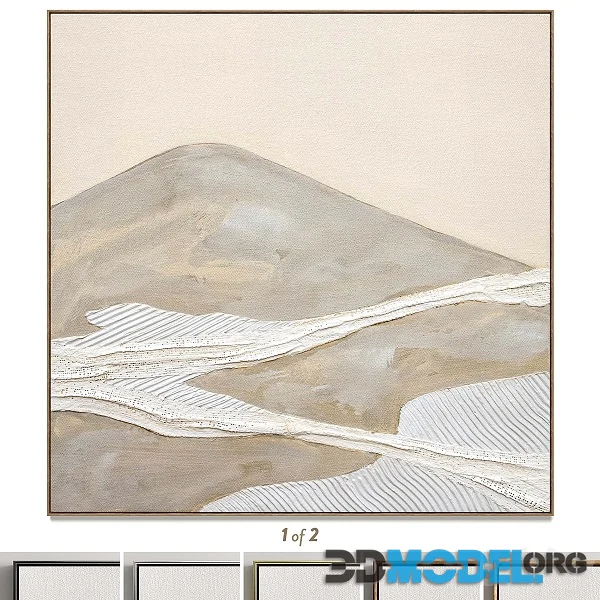 Plaster Two Square Photo Frames T 117