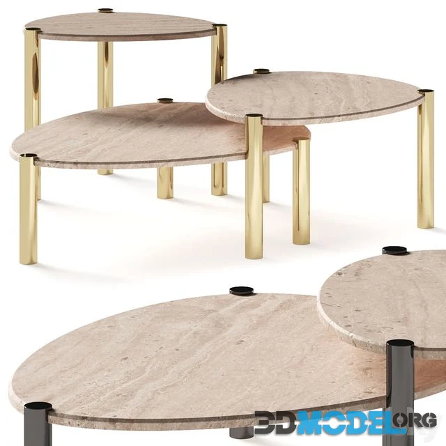 3D Model – Roberto Cavalli Home Trinidad Coffee Tables