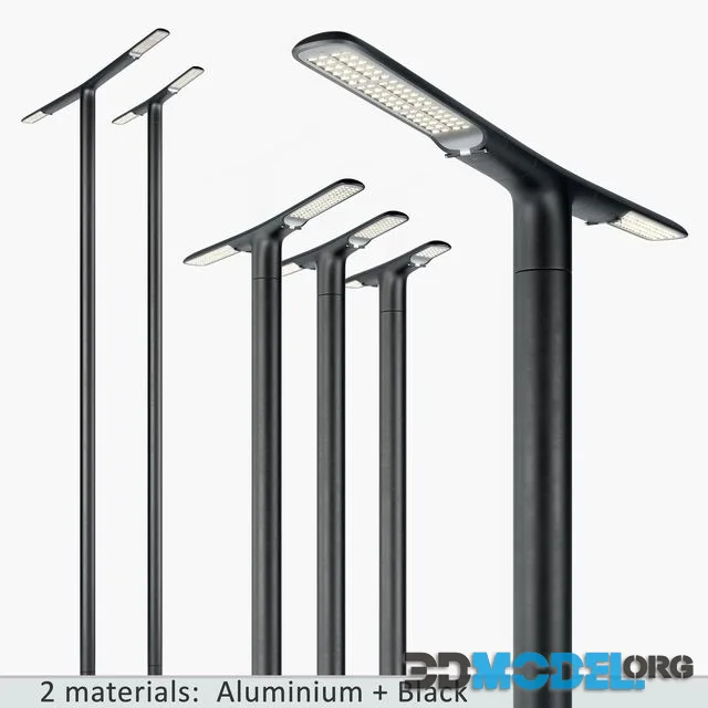 3D Model – SNOP Streetlamps System Set-3